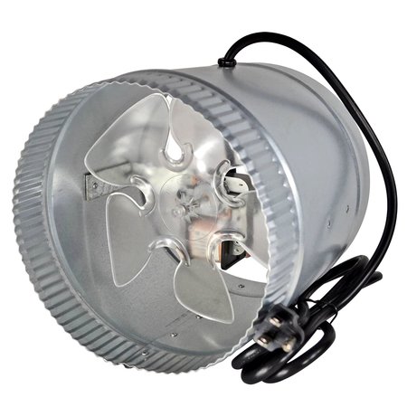 Suncourt Inductor 8" Corded In-Line Booster Duct Fan DB208C